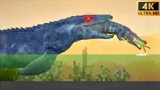 Thumbnail: MOSASAURUS Swallow DEINOSUCHUS Whole? 😱🌊 