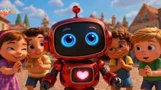 Thumbnail: ZILURANO – The Cheerful Robot | Fun Animated Kids Dance Song🤖🎶#FunForKids #KidsDanceSong #RobotSong