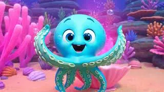 Thumbnail: Ziggy and the Colors of the Blue Sea 🐙🌈 | Learn Colors Song for Kids | Ocean Song