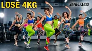 Thumbnail: Exercise To Lose Weight FAST 🔥 Lose 4 Kg In 1 Week With This Aerobic Workout l Zumba Class