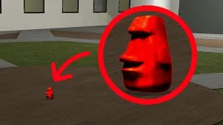 Thumbnail: NEW MINIATURE Nightmare Moai Nextbot Gmod!!!
