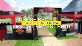 Thumbnail: Establishment shot of a funeral grounds