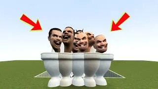 Thumbnail: ALL NEW SKIBIDI TOILETS vs SPARTAN! Giant Pit Chaos in GARRY'S MOD #01