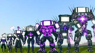 Thumbnail: SKIBIDI TOILET SUPREME BOSSES vs TITAN CAMERAMAN, TV MAN & SPEAKERMAN – FINAL WAR in Garry’s Mod!