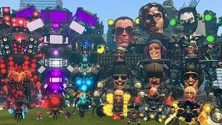 Thumbnail: SKIBIDI TOILET ALL BOSSES vs TITAN CAMERAMAN, TV MAN & SPEAKERMAN – FINAL WAR | Garry’s Mod