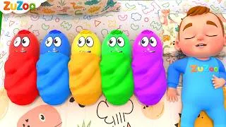 Thumbnail: Ten in the Bed 😴 | Newborn Baby | ZuZoo Nursery Rhymes & Kids Songs