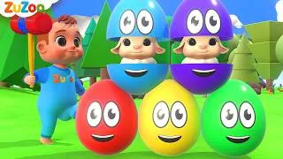 Thumbnail: Surprise Eggs Kids Songs | ZuZoo Nursery Rhymes & Kids Songs