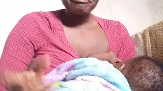 Thumbnail: Breastfeeding is Hard yoh😪😪 #breastfeeding #villagelife