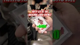 Thumbnail: SHOUTOUT TYLER! NATIONAL CARD SHOW WAS CRAZY😮 #cardshow #nflcards #cardcollecting #cardcollector