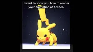 Thumbnail: How to instantly render your animation as an MP4 video in Blender #tutorial #blender #animation