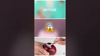 Thumbnail: Oops… Teeth Out! 🍎🤣 How to Eat Apples Safely! #shorts