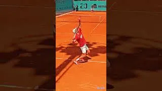 Thumbnail: Novak Djokovic Serve Imitations (Ivanisevic, Becker, Roddick, Cilic) #Shorts