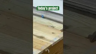 Thumbnail: Today’s woodworking project backyard transformation. #woodworking #homeprojects #shorts