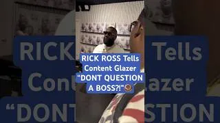 Thumbnail: RICK ROSS Annoyed By A Content Glazer?! | STOP GLAZING !