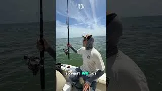 Thumbnail: Catching huge Jacks in the surf chasin bait!!