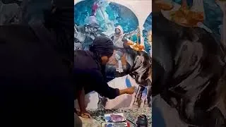 Thumbnail: Dark Horse Oil painting Process Video Part 30