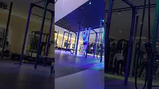 Thumbnail: First time trying muscle ups! (It's fun af)