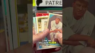 Thumbnail: Rediscovering Vintage Ted Williams Fleer Baseball Cards!