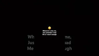 Thumbnail: I wasn’t enough…