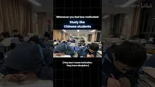 Thumbnail: While some dream of success, Chinese students stay awake to achieve it.⭐#cstudytok #study #exams