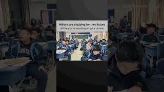 Thumbnail: The commitment of the Chinese students is truly inspiring.⚡ #cstudytok #exam  #university_exams