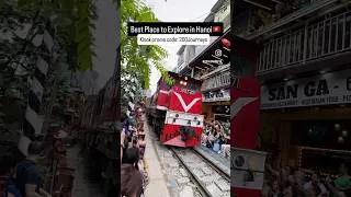 Thumbnail: Most Famous HANOI TRAIN STREET in Vietnam 🇻🇳 😳
