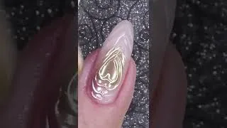 Thumbnail: Glamorous Rose Gold Nail Art 2026 ▶ #nailart #shorts #nails