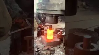 Thumbnail: Watch How Fiery Iron Transforms into Stunning Creations #machine #process #factory