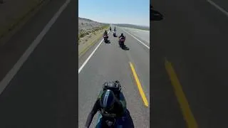 Thumbnail: All aboard the crazy train 🚂💨 #MotorcyclePOV #biker #HarleyDavidson #bikerlife #shorts #shortsviral