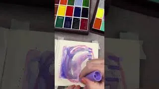 Thumbnail: Tiny Abstract Painting Process - Letting the Shapes Wander