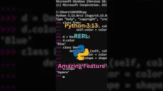 Thumbnail: This New "Feature" is Game-Changer in Python 3.13 REPL- #2minutespy #coding #shorts #python #update
