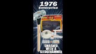 Thumbnail: 1976 DINKY Enterprise Smashed With A Sledgehammer in SLOW MOTION