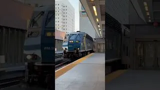 Thumbnail: Tri-Rail in Brightline Miami station #trains #rail #miami