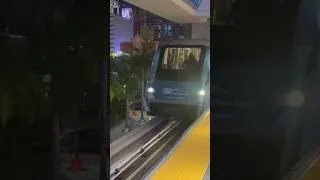 Thumbnail: Metromover with Miami Heat arena in background #miami #downtownmiami #peoplemover #trains #arena