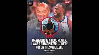 Thumbnail: " HE'S GOOD I WAS GREAT I DONT PUNCH DOWN " Charles Barkley #charlesbarkley #draymond #nba