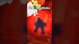 Thumbnail: YUJI VS MAHORAGA IN JUJUTSU SHENANIGANS! #shorts #anime #roblox #jjk  #jjs #funny #memes