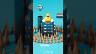 Thumbnail: Duck vs Steel Cannon Ball 💥 0% vs 100% Impact Force | Blender Physics