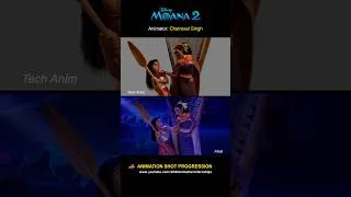 Thumbnail: MOANA 2 | Moana & Matangi Shot Progression | Animation Breakdowns