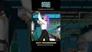 Thumbnail: K-Pop: Demon Hunters | HUNNI 3D Layout vs Final 🎤✨ #Shorts