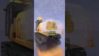 Thumbnail: Excavator's parts #engineering #machine #animation