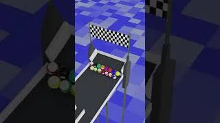 Thumbnail: Pool Balls - 3D Marble Race #shorts