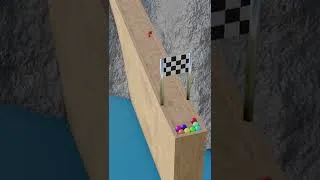 Thumbnail: Castle - 3D Marble Race Animation #shorts