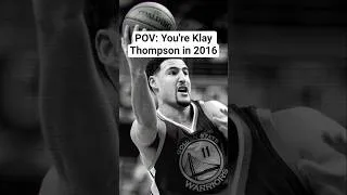 Thumbnail: When KLAY saved the Warriors... #nba #2016nba #klaythompson
