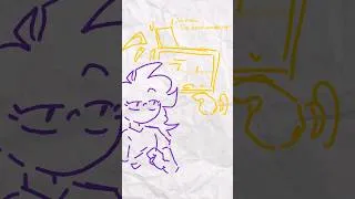 Thumbnail: “ Do you think we are friends in other universe? ” || Ft. @An0nymuos || #animation #shorts #art