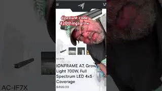 Thumbnail: IONFRAME A7, Grow Light 700W, Full Spectrum LED 4x5 Coverage release !!!