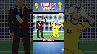 Thumbnail: Dictator Mbappe loses it at France 0-2 Spain🤣 #football #mbappe #worldcup #spain