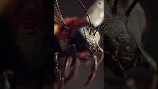 Thumbnail: Meat-Eating Bees🐝 Are Terrifying💀| Facts Malayalam | 47ARENA #shorts #facts