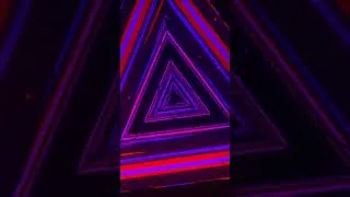 Thumbnail: 10 Hour 4k TV screensaver Relaxing Neon triangle lights  background video no copyright, Abstract