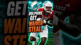 Thumbnail: Dolphins Waiver Pickup IS A STEAL?!? #nfl #miamidolphins