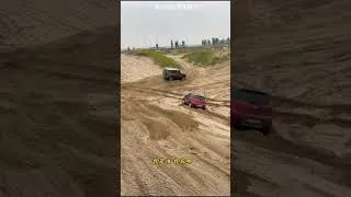 Thumbnail: Crazy Jeep Drags a Tiny Car Like It’s on a Leash! 🤯🚙 #viralshorts #funnyshorts #automobile #offroad